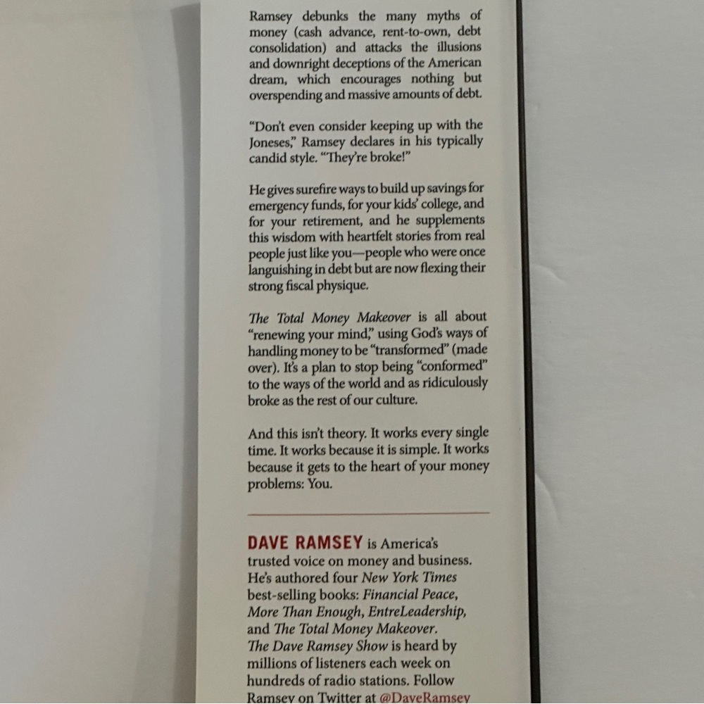 The Total Money Makeover by Dave Ramsey | Classic Edition | Hardcover Book - Picture 8 of 10